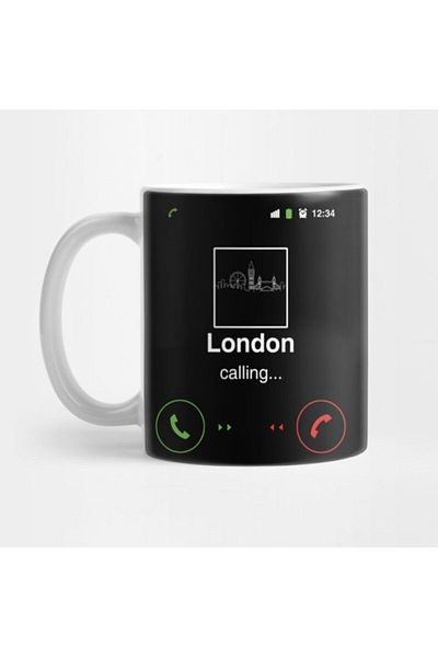 TatFast London Calling Mug، هدية، مهر، عرض