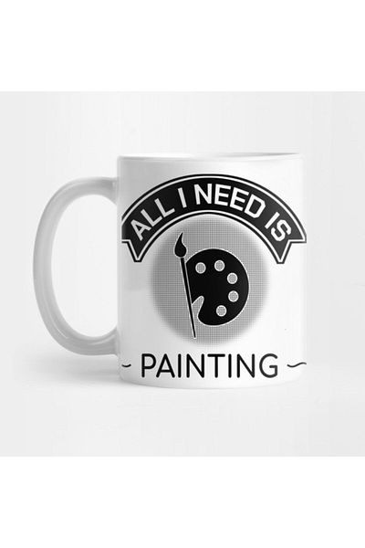 TatFast Colorful Artwork Mug - Painting, Drawing, Gift, Dowry and Presentation