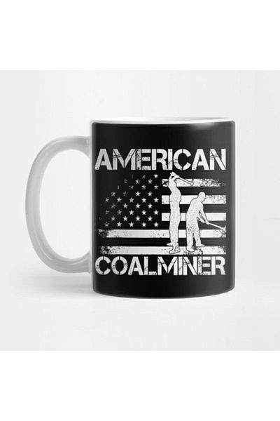 TatFast American Coal Miner USA Coal Mining Profession Gift Mug