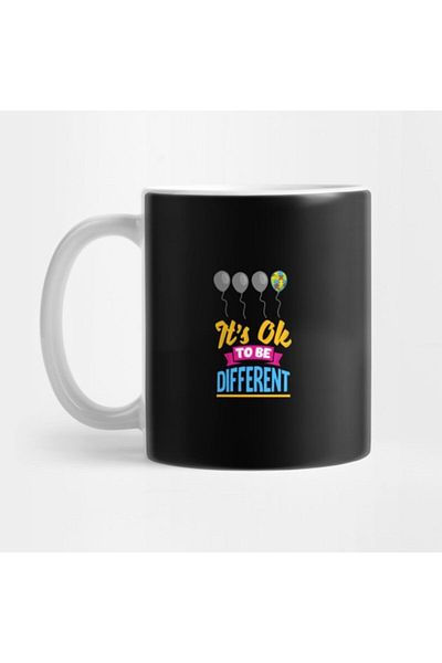 TatFast Be Different Balloon - كوب Asperger من Autism Awareness، هدية وعرض