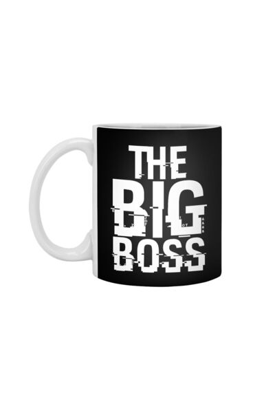 Fizello The Big Boss Beyaz Kupa, Hediyelik, Çeyizlik, Sunumluk