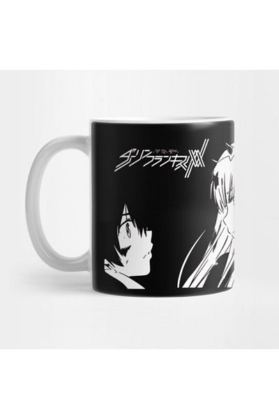 TatFast كوب Darling In The Franxx Zero Two and Hiro - هدية، مهر، عرض