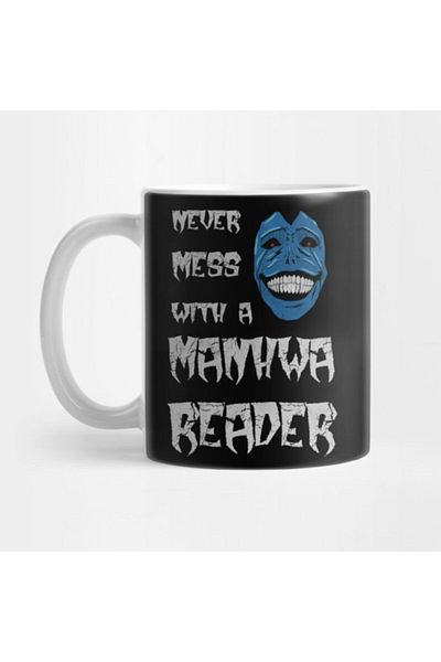 TatFast Cool Vintage Kreepy Face Design Mug and Presentation Holder for Manhwa Lovers - Gift and Dowry