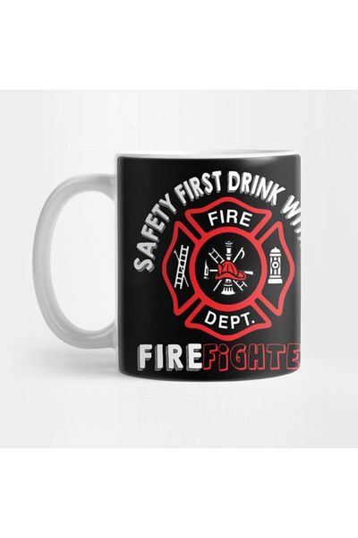 TatFast Safety First - Firefighter Patterned Trophy Gift Dowry Presentation