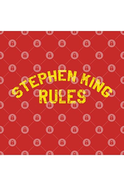 TatFast Stephen King Rules Distressed Trophy, Gift, Dowry, Presentation
