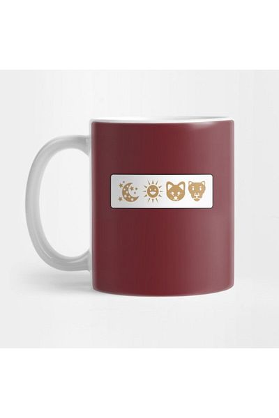 TatFast كوب Mamamoo Moon Sun Puppy Lion Icon - هدية، مهر، عرض