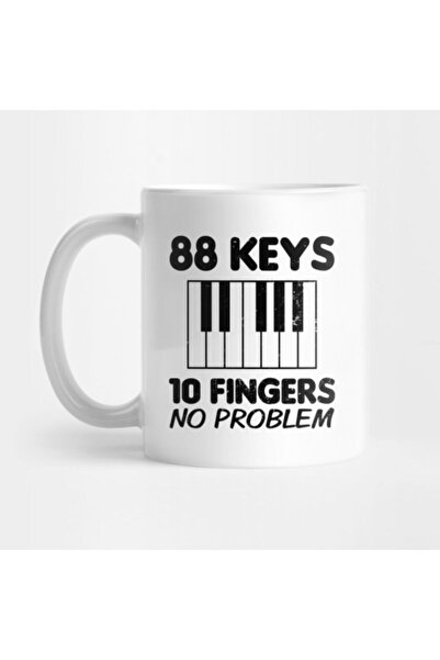 TatFast Vintage Piano 88 Keys 10 Fingers - Gift Mug, Dowry, Presentation Holder