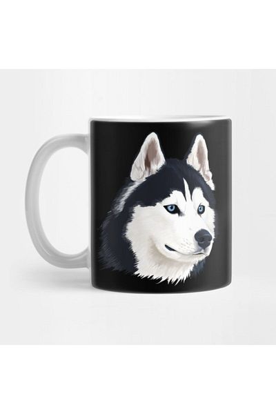 TatFast Husky Dog Mug, Gift, Dowry, Presentation Holder