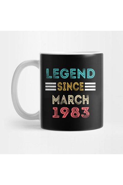 TatFast كوب هدايا عيد الميلاد من Retro Vintage Legend منذ مارس 1983