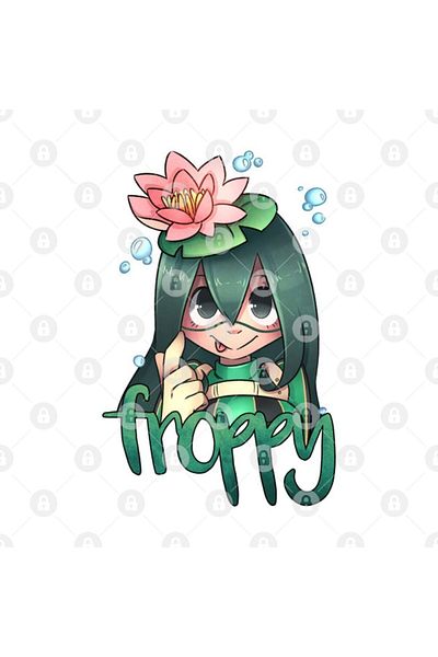 TatFast Froppy Tsuyu Asui - هدية كأس Boku No Hero