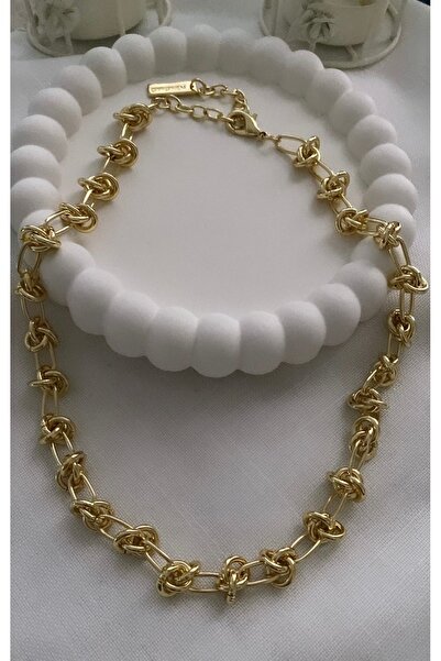 VNS Accessories قلادة بعقدة من الفولاذ Vip