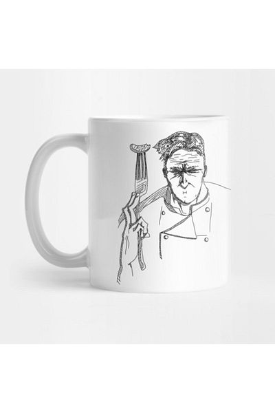 TatFast كوب Angry Chef Sausage، هدية، مهر، حامل عرض