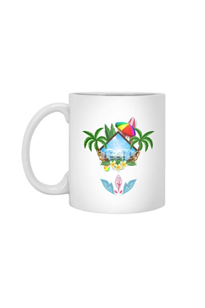 Fizello كوب أبيض من Summer Summer Come Again، هدية، مهر، هدية