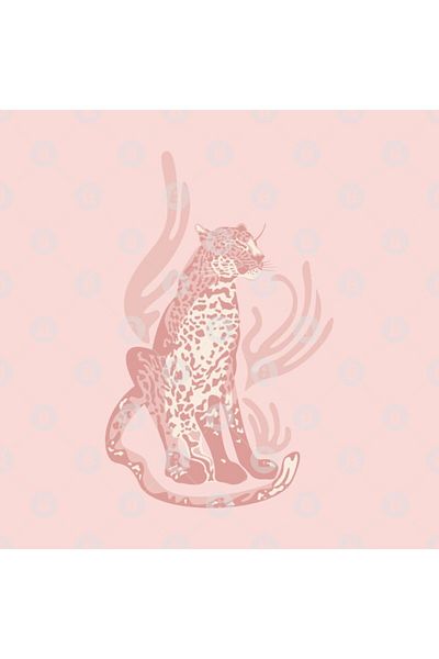 TatFast Bulbuk Lepard/Half of Pink - كوب، هدية، مهر، حامل عرض