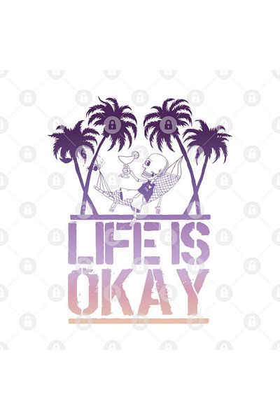 TatFast كوب Life Is Okay، هدية، مهر، عرض