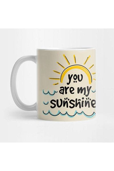TatFast كوب You Are My Sunshine، هدية، مهر، عرض