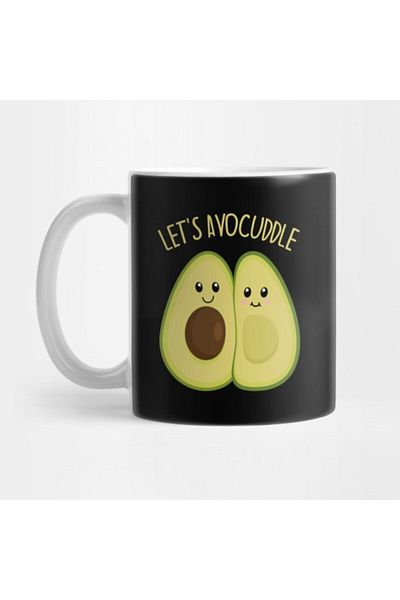 TatFast كوب الأفوكادو المضحك من Lets Avocuddle، هدية، مهر، عرض