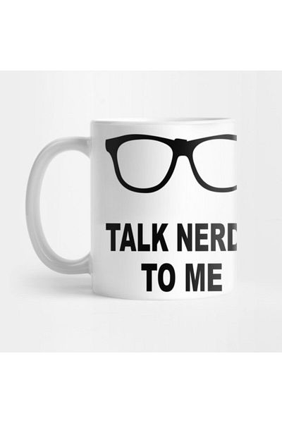 TatFast كوب Talk Nerdy To Me، هدية، مهر، عرض