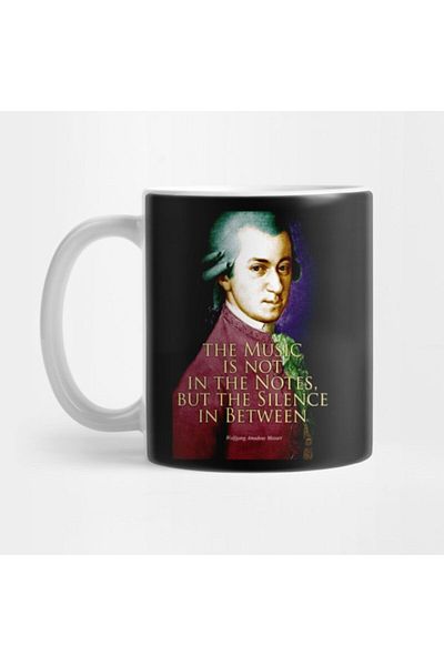 TatFast Wolfgang Amadeus Mozart Quote 2 Trophy - Gift and Presentation Shoes