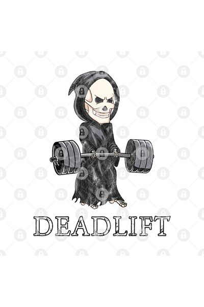TatFast Grim Reaper Deadlift Mug - Gift and Presentation Detailed
