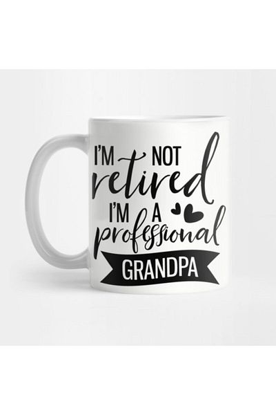 TatFast Grandpa، I'm Not Retired I'm A Professional Grandpa، Grandpa، S For Grandpa، كوب الجد المضحك
