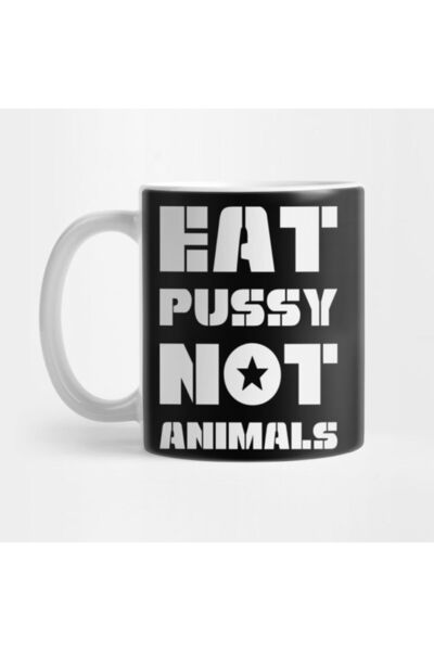 TatFast كوب Eat Pussy Note Animals
