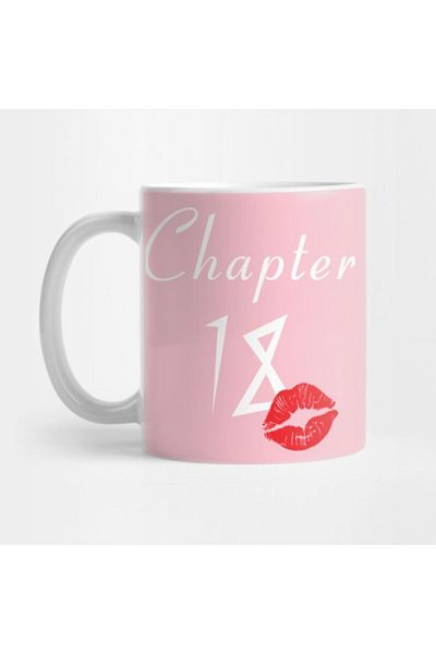 TatFast كوب عيد ميلاد نسائي من Womens Chapter 18 Years18th Happy Birthday Lips
