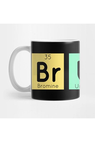 TatFast Bruh Funny Moment Teachers' Day - Teacher Gift Mug with Periodic Tables