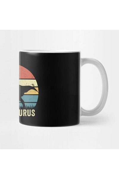 TatFast Daddysaurus Rex - Relaxed Cut Dino Printed Mug