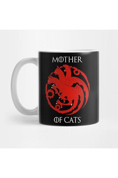 TatFast Women's Cut Mother of Cats Hot Gift - Mug, Gift, Dowry, Presentation Holder