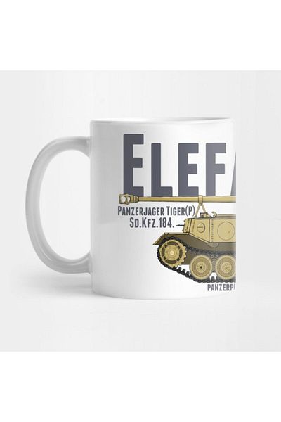 TatFast Elefant Tank Destroyer Mug, Gift, Dowry, Presentation Holder