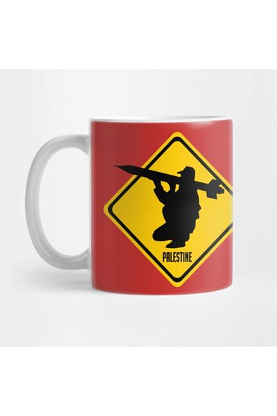 TatFast Palestine Freedom Fighter, Free Palestine, Palestine Mug