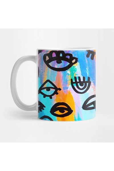 TatFast Eyes on You Mug, Gift, Dowry, Presentation Holder