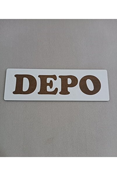 Şirin Lazer Depo Diversion Sign Wood Mdf Decor