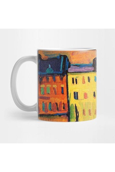 TatFast Munich Wassily Kandinsky Houses - Cup, Gift, Dowry, Presentation Holder