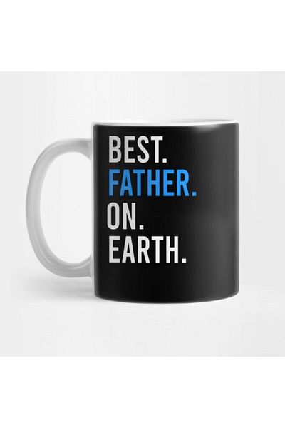 TatFast Best Cat Dad on Earth Mug, Gift, Dowry, Presentation Coffee Cup