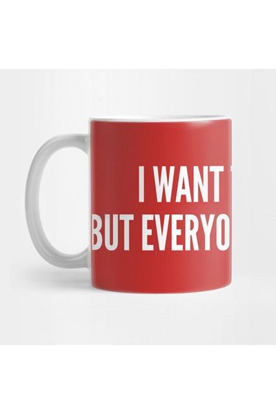 TatFast أريد أن أكون لطيفًا ولكن الجميع يحصل على Annoys Me - Annoying Funny Joke Statement Quotes Saying Mug
