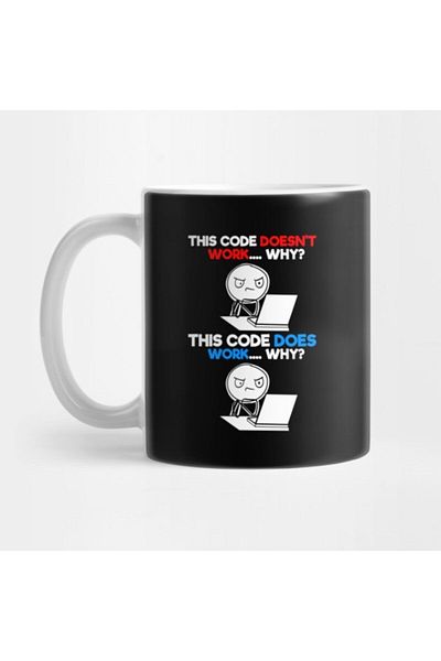 TatFast Programmer Code Lightweight Cut Mug - Presentation, Gift and Dowry Holder