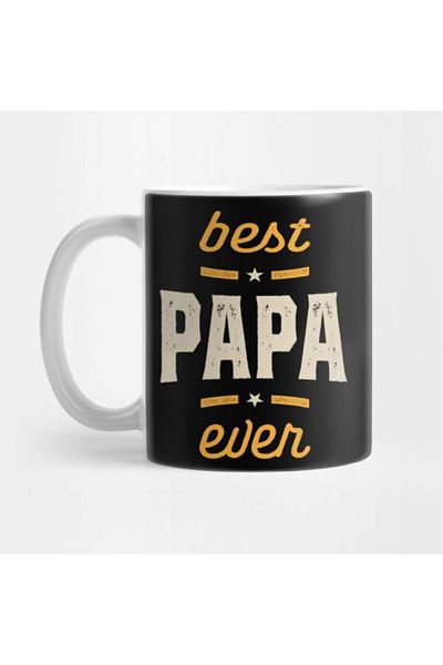 TatFast Best Papa Ever Gift Father's Day Mug, Gift, Dowry, Presentation Holder