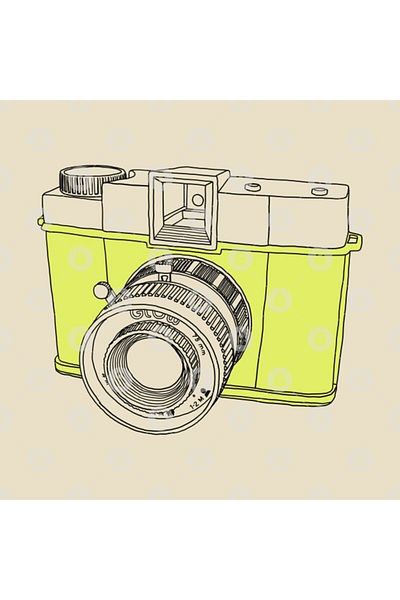 TatFast كاميرا بلاستيكية عتيقة - كوب Diana F Glow، هدية، مهر، حامل عرض