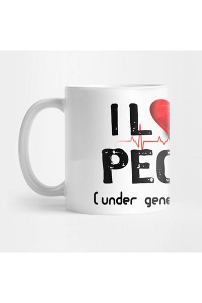 TatFast كوب تي شيرت مضحك I Love People Under General Anesthesia Nurse Gift