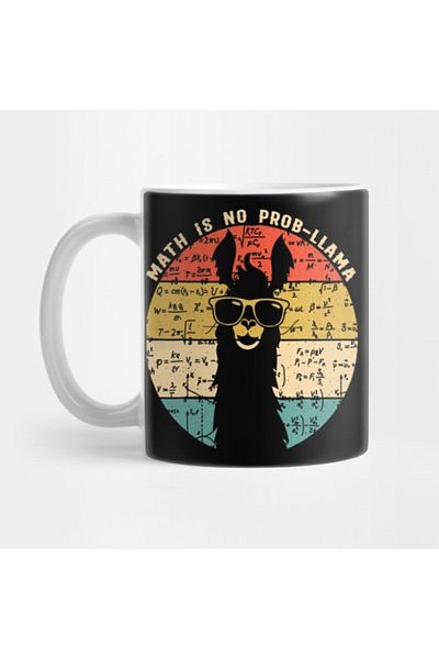 TatFast كوب Math Is No Prob-Llama TS Math Llama Teacher - هدية ومهر وعرض
