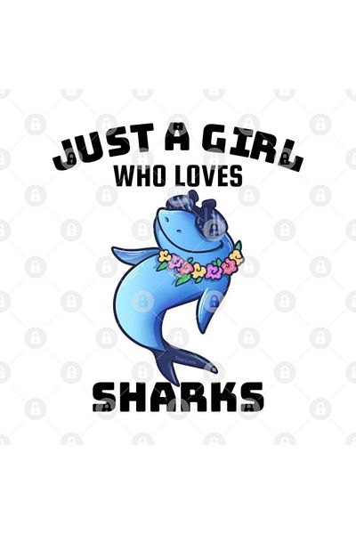 TatFast كوب Cool Shark Girl Love، هدية، مهر، حامل عرض