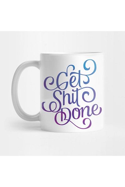 TatFast كوب Get Shit Done، هدية، مهر، عرض