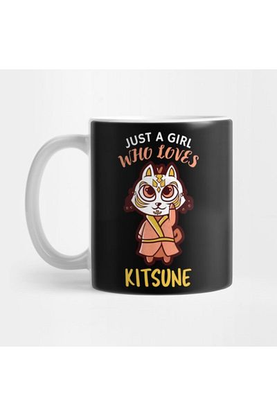 TatFast مجرد فتاة تحب كوب Kitsune (FOX)، هدية، مهر، عرض