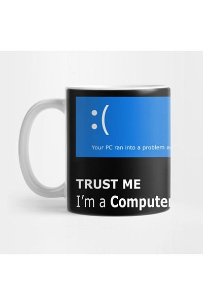 TatFast Trust Me I Am A Computer Engineer With An Image Logo Mug