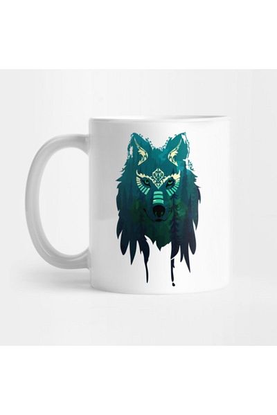 TatFast كوب Nature In Wolf، هدية، مهر، عرض
