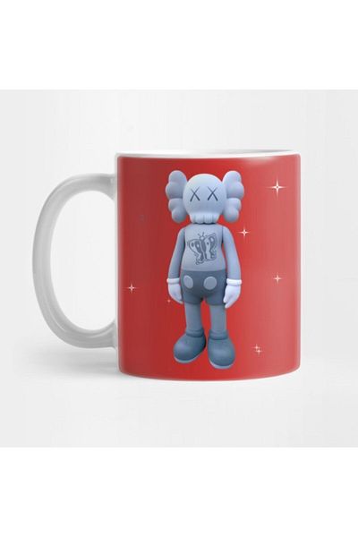 TatFast كوب Kaws With Butterfly، هدية، مهر، عرض