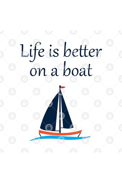 TatFast هدية قارب من Life Is Better On A لقوارب القوارب وكوب البحارة