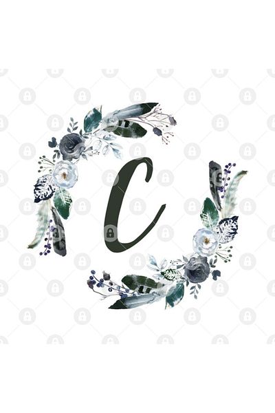 TatFast كوب بوهيمي مونوغرام على شكل حرف C - هدية ومهر وعرض